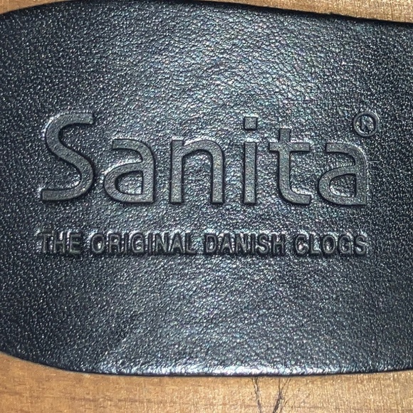 Sanita black calf hair clog - Picture 3 of 5